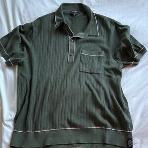 Todd Snyder silk/cotton sweater polo